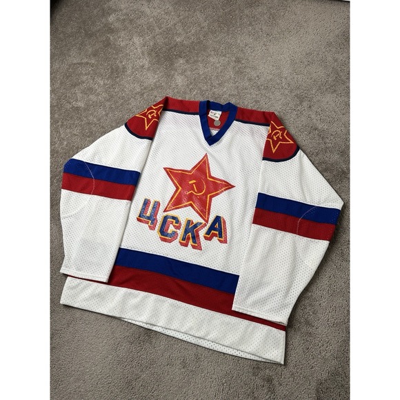 Mens Jersey NHL 80s HC CSKA Moscow, ZWICHEL Made In USA, Size L - Picture 3 of 13